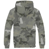 Central Asian Shepherd Camo Fleece Hoodie