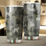 Cesky Terrier Camo Tumbler Cup