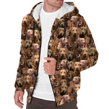 Chesapeake Bay Retriever Full Face Fleece Hoodie