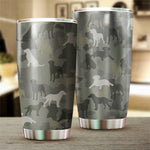 Chesapeake Bay Retriever Camo Tumbler Cup