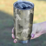 Chesapeake Bay Retriever Camo Tumbler Cup