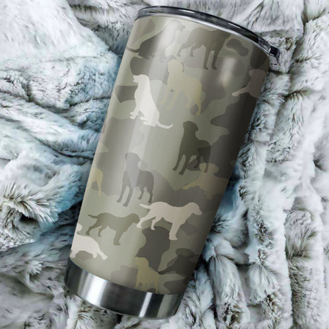 Chesapeake Bay Retriever Camo Tumbler Cup