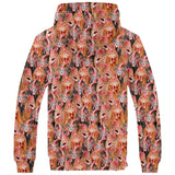 Chicken Full Face Fleece Hoodie