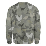 Chicken - Camo - Premium Sweater