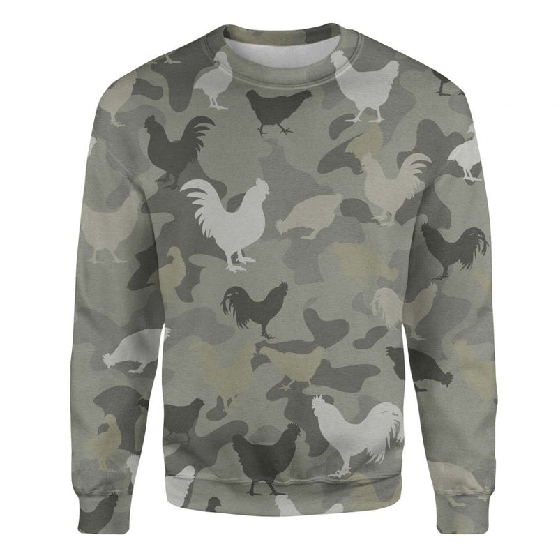 Chicken - Camo - Premium Sweater