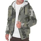 Chinese Crested Dog Camo Fleece Hoodie