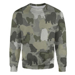 Chow Chow - Camo - Premium Sweater