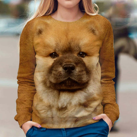 Chow Chow - Face Hair - Premium Sweater