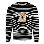 Chow Chow - Stripe - Premium Sweater