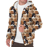 Cockapoo Full Face Fleece Hoodie