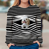 Cockapoo - Stripe - Premium Sweater