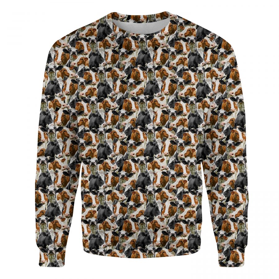 Cow - Full Face - Premium Sweater