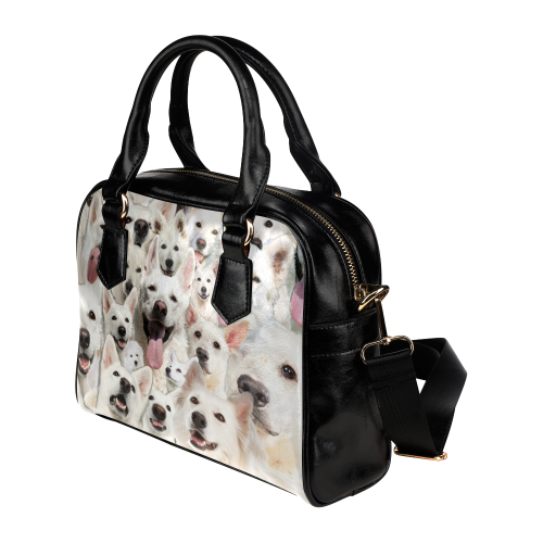 Berger Blanc Suisse Face Shoulder Handbag