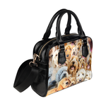 Goldendoodle Face Shoulder Handbag