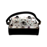 West Highland White Terrier Face Shoulder Handbag