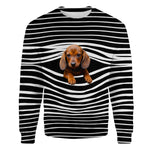 Dachshund - Stripe - Premium Sweater