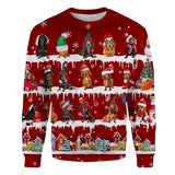 Dachshund - Snow Christmas - Premium Sweater