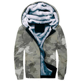 Dalmatian Camo Fleece Hoodie