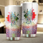 Doberman Pinscher Art Color Tumbler Cup