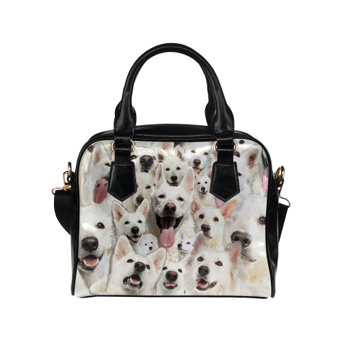 Berger Blanc Suisse Face Shoulder Handbag