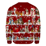 English Bulldog - Snow Christmas - Premium Sweater