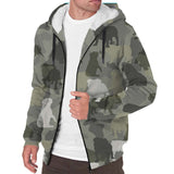 English Bulldog Camo Fleece Hoodie