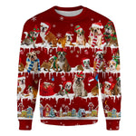 English Bulldog - Snow Christmas - Premium Sweater