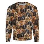 English Cocker Spaniel - Full Face - Premium Sweater