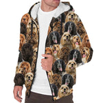 English Cocker Spaniel Full Face Fleece Hoodie