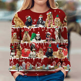 English Cocker Spaniel - Snow Christmas - Premium Sweater