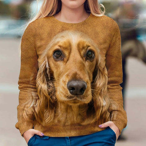 English Cocker Spaniel - Face Hair - Premium Sweater