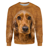 English Cocker Spaniel - Face Hair - Premium Sweater