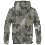 English Mastiff Camo Fleece Hoodie