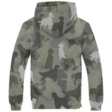 English Setter Camo Fleece Hoodie