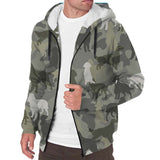 English Setter Camo Fleece Hoodie