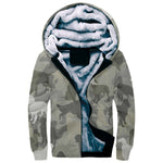 English Setter Camo Fleece Hoodie