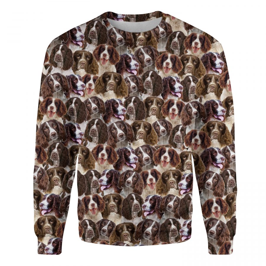 English Springer Spaniel - Full Face - Premium Sweater