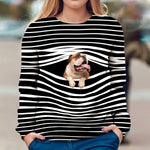 English Bulldog - Stripe - Premium Sweater