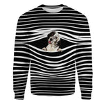 English Setter - Stripe - Premium Sweater