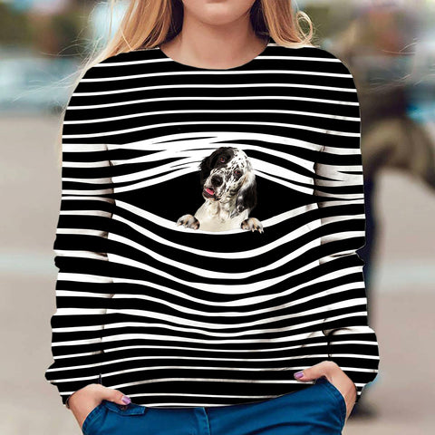 English Setter - Stripe - Premium Sweater