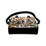 Shiba Inu Face Shoulder Handbag