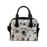 West Highland White Terrier Face Shoulder Handbag