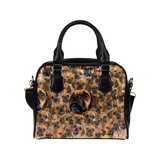 Puggle Face Shoulder Handbag