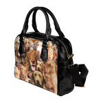 Chesapeake Bay Retriever Face Shoulder Handbag