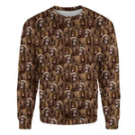 Field Spaniel - Full Face - Premium Sweater