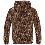 Field Spaniel Full Face Fleece Hoodie