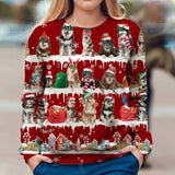 Finnish Lapphund - Snow Christmas - Premium Sweater