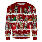 Finnish Lapphund - Snow Christmas - Premium Sweater