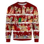 Finnish Spitz - Snow Christmas - Premium Sweater