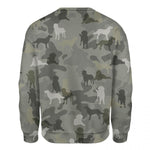 Flat-coated Retriever - Camo - Premium Sweater